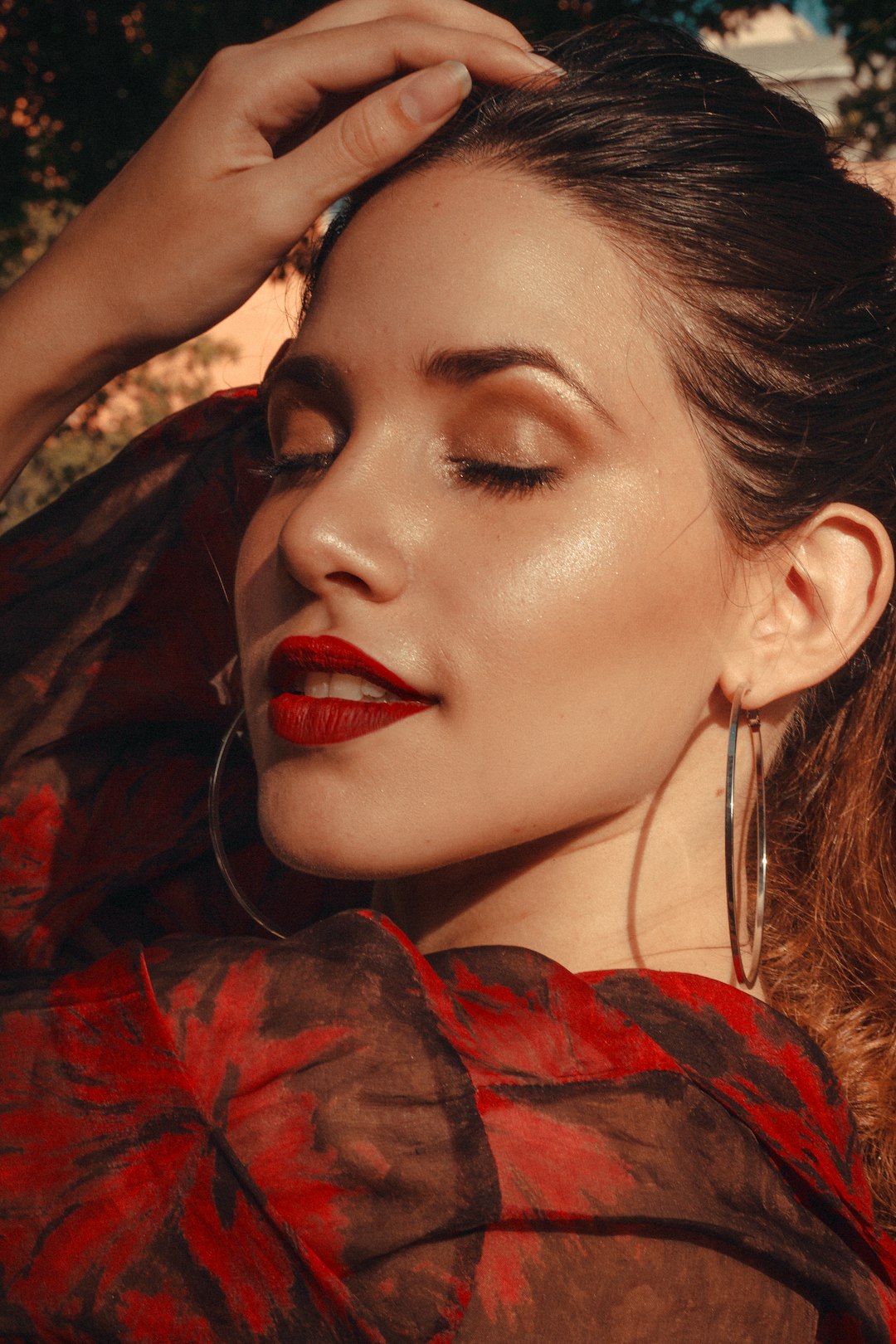 Bridal makeup preparation with planner and kit
