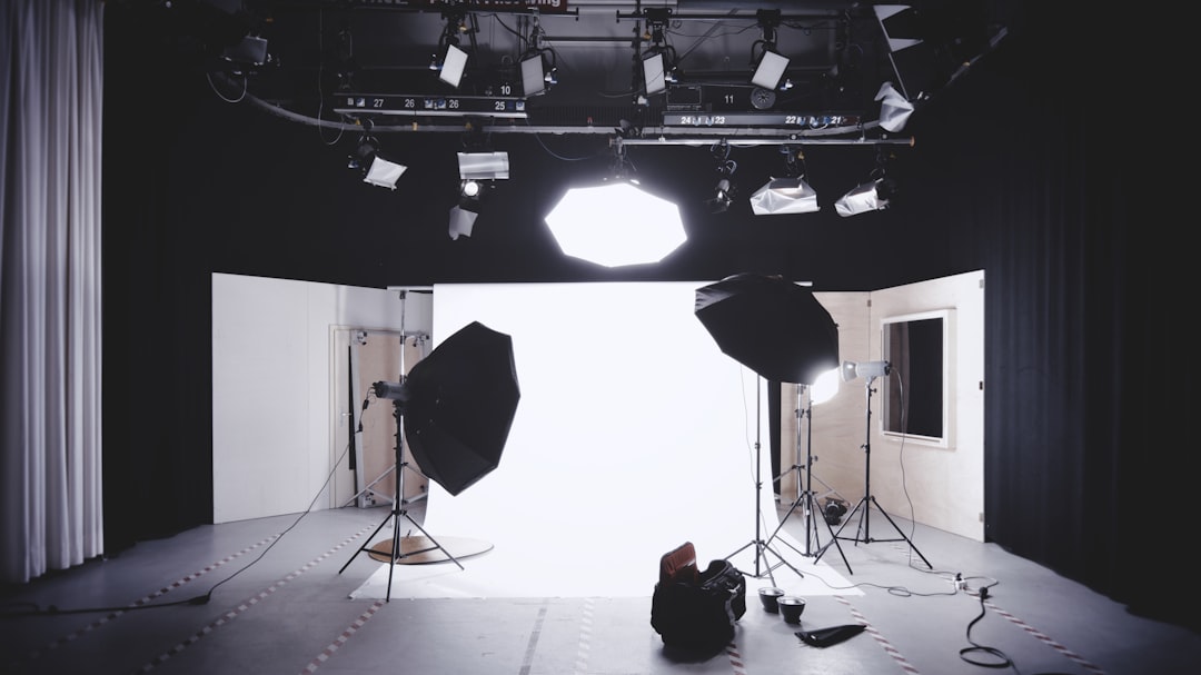 Studio workspace background